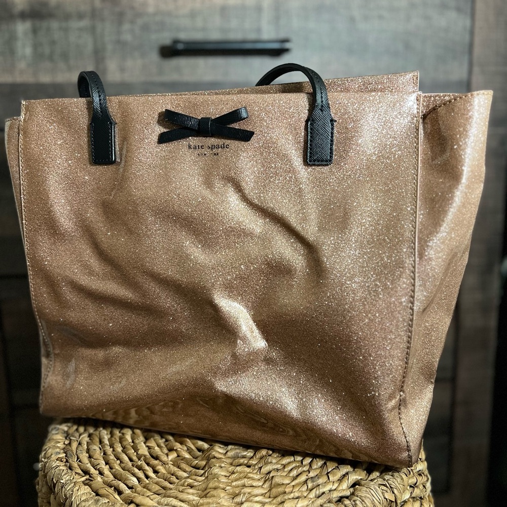 Kate Spade Mavis Street Taden Glitter Tote